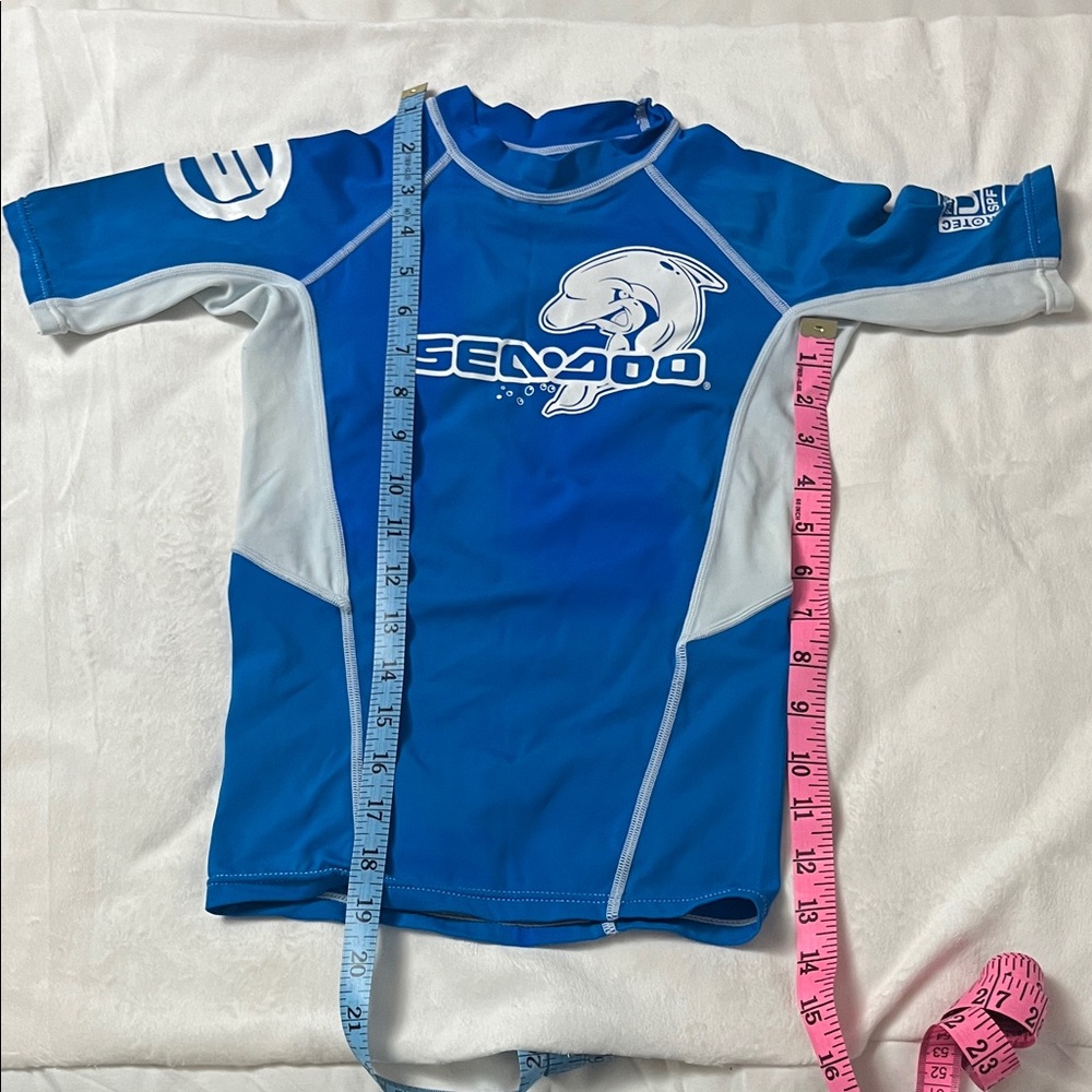 Sea-Doo Kids Blue Rashguard - Picture 4 of 10